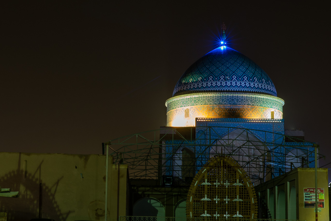 Yazd bei Nacht